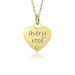 Sweetheart Birthstone Vermeil Mommy Necklace Personalized Jewelry