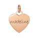 Rose Gold Sweetheart Pendant Personalized Jewelry