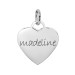 White Gold Sweetheart Pendant Personalized Jewelry