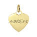 Yellow Sweetheart Mommy Pendant Personalized Jewelry