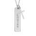 Tall Tag + Cross Charm  | POSH Mommy