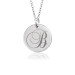 Tayler Initial Disc Mommy Necklace Personalized Jewelry