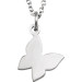 White tiny POSH Butterfly Necklace