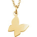 Yellow tiny POSH Butterfly Necklace