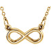 Yellow tiny POSH Infinity Necklace