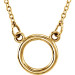 Yellow tiny POSH Loop Necklace