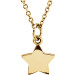 Yellow tiny POSH Star Necklace 