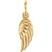 Yellow Angel Wing Charm Personalized Jewelry