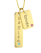 Gold Tall Mini Tags Brittany Brees